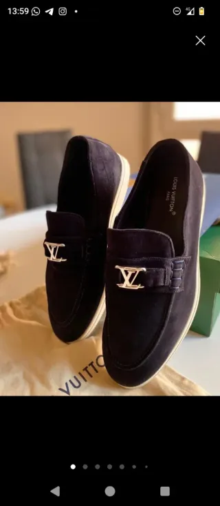 Mocasines Louis Vuitton Estate azul marino oscuro