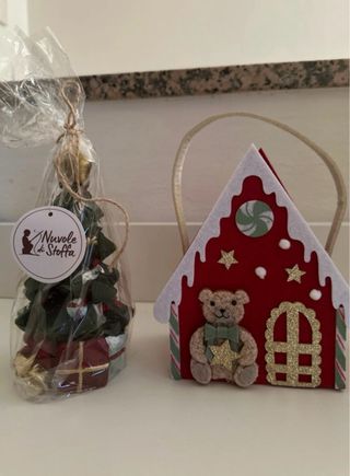 Nuvole di Stoffa Candela Natalizia Albero regali