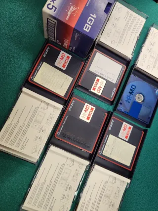 5 Unidades Sony Hi-MD de 1GB Para Minidisc. Usadas