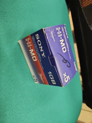 5 Unidades Sony Hi-MD de 1GB Para Minidisc. Usadas