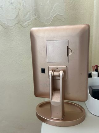 Espejo Tocador con Luces LED Dorado