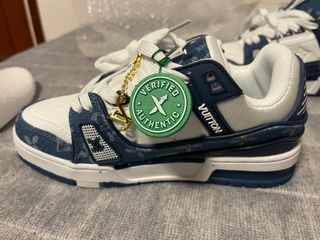 Zapatos Louis Vuitton Azules y Blancos