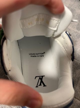 Zapatos Louis Vuitton Azules y Blancos