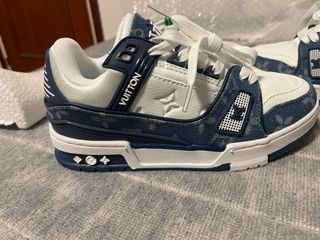 Zapatos Louis Vuitton Azules y Blancos