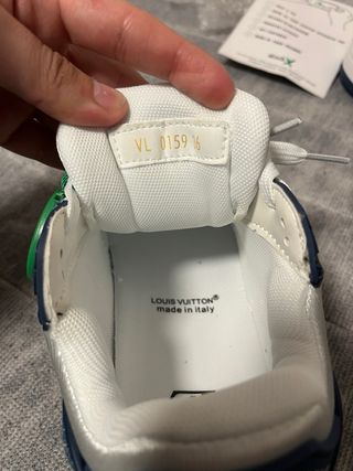 Zapatos Louis Vuitton Azules y Blancos