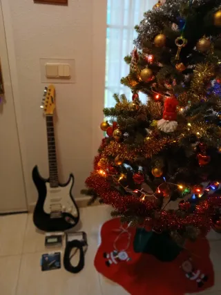 Guitarra Eléctrica Negra