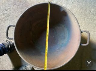 Olla de cobre antigua