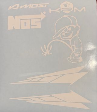 Lámina de pegatinas