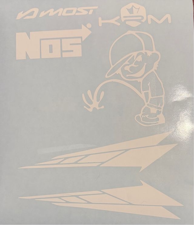 Lámina de pegatinas