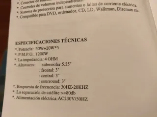 Home cinema SOGO 1200W Digital