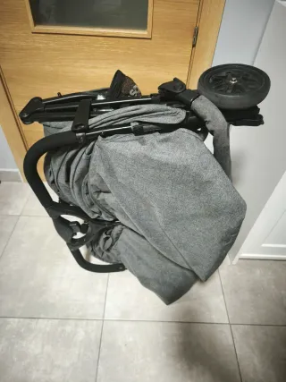 Carrito Gemelar Gris