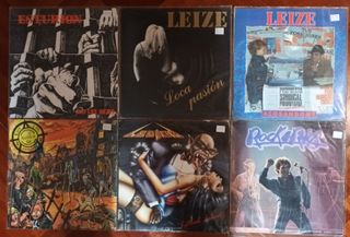 Lote Vinilos Hard Rock Español