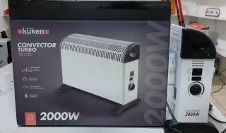 Calefactor Kuken Blanco y Negro