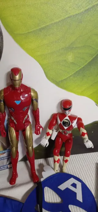 Lote Superhéroes Marvel y Power Ranger