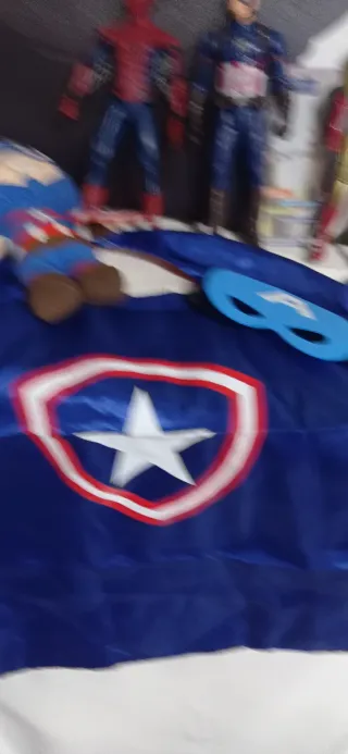 Lote Superhéroes Marvel y Power Ranger