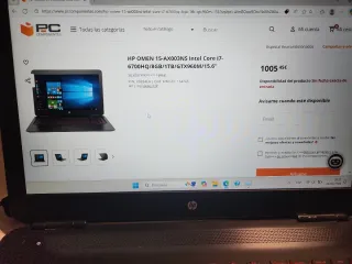 Portátil Gaming HP Omen 15.