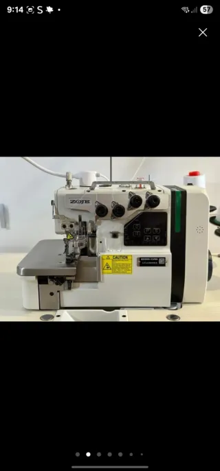 Máquina fileteadora 2 agujas