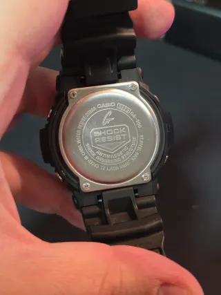 Casio G-Shock GA-200 Reloj Negro/Plata