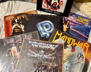 Lote Vinilos Heavy Metal: Mötley Crüe, Iron Maiden