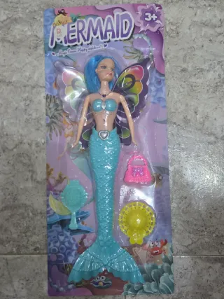 Muñeca Sirenita Nueva en Caja