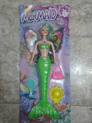 Muñeca Sirenita Nueva en Caja