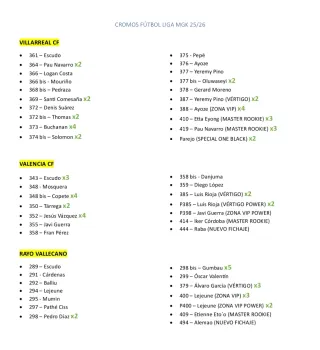 Cromos Panini Liga megacrack 25/26