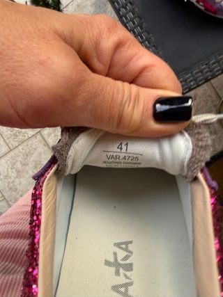 Sneakers La Premiata Pink & Purple Glitter