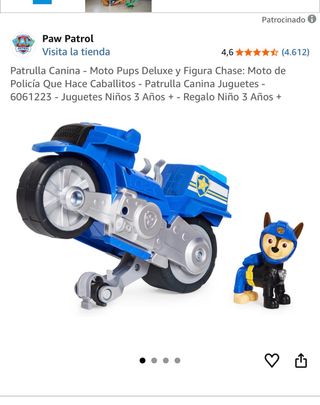 Paw Patrol Chase Moto Deluxe Figura