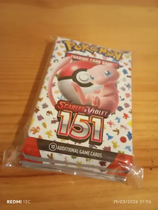 Pokémon 151 4 sobres Eng
