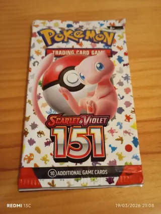 Pokémon 151 4 sobres Eng
