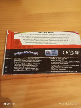 Pokémon 151 4 sobres Eng