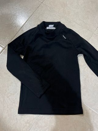 Camiseta térmica infantil negra