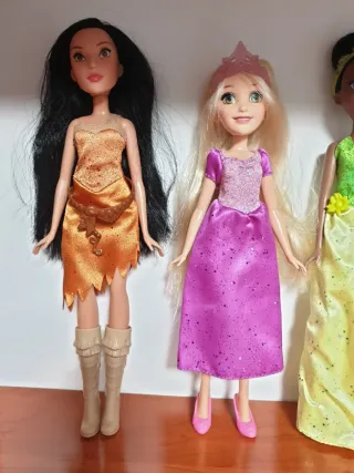 7 Muñecas Princesas Disney