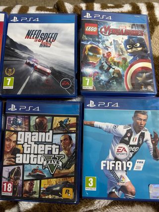 PS4 Juegos: Labyrinth, NFS Rivals, Lego Avengers,