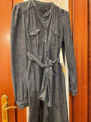 Vestido vaquero Zara Talla M