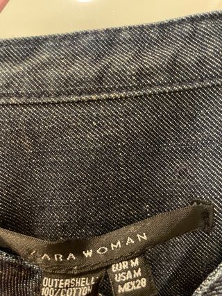 Vestido vaquero Zara Talla M