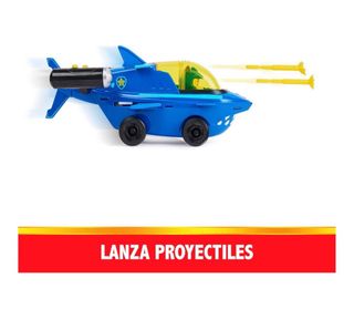 Patrulla Canina Chase Vehículo Tiburón Aqua Pups