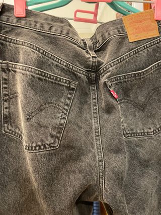 Levi's 501 Gris T29/38 Tela Fuerte