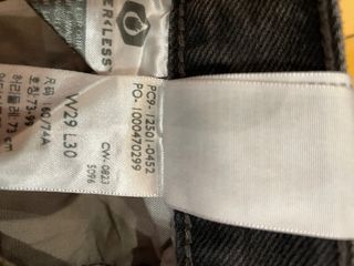 Levi's 501 Gris T29/38 Tela Fuerte