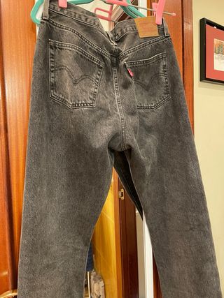 Levi's 501 Gris T29/38 Tela Fuerte