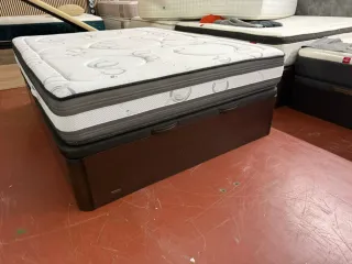 Colchón Onix 150x190 y Canapé Wengue