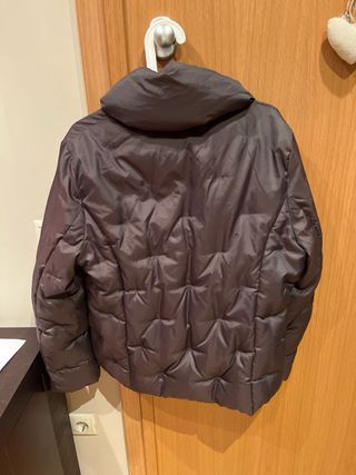 Chaqueta Zara Plumas Marrón Talla L