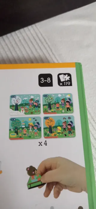 Libro magnetico las cuatro estaciones.