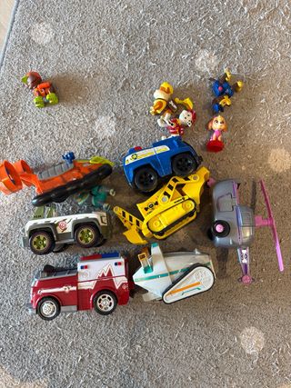 Pack Patrulla Canina Figuras y Vehículos