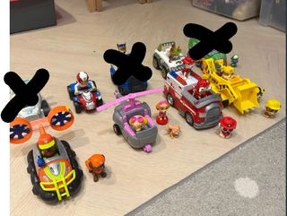 Pack Patrulla Canina Figuras y Vehículos