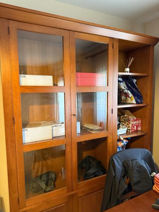 Mueble de salón rústico madera