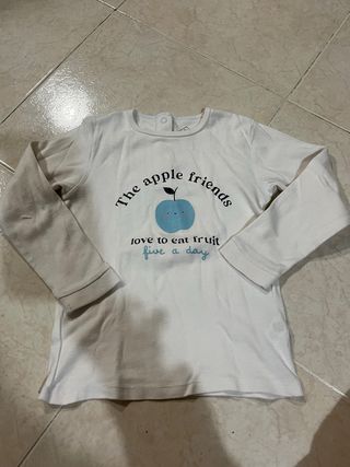 Camiseta infantil The apple friends