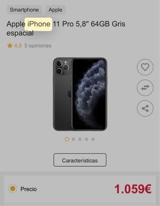 iPhone 11 Pro 64GB Blanco