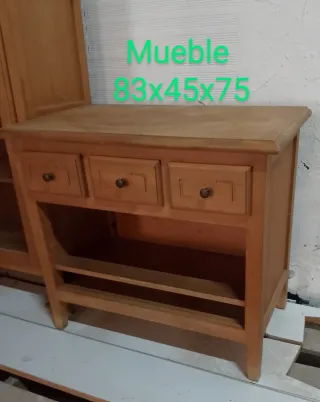 Muebles salón, mesa centro madera, vitrina, mesatv