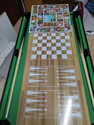 Mesa de futbolín 15 en 1